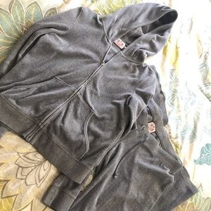 Gray juicy couture sweat outfit